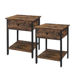 Nightstands, Side Table (Set of 2pcs)