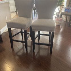 Two Beautiful 24 Inches Tall Bar Stool 