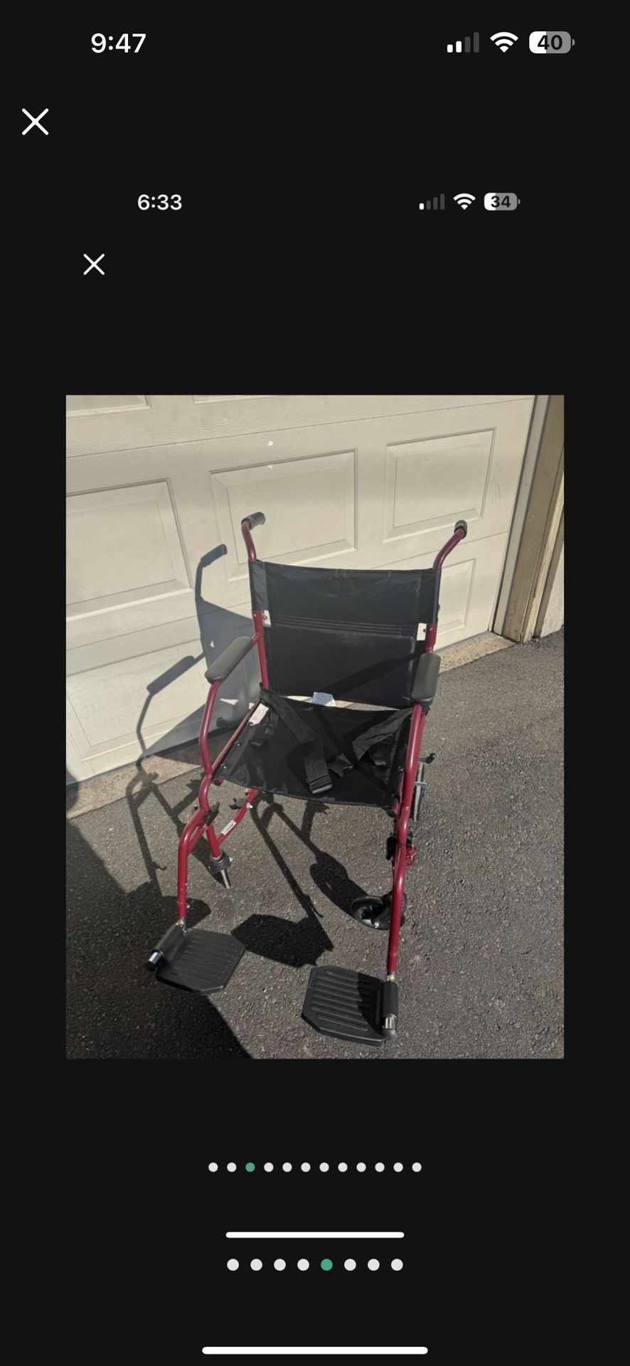 Lightweight Transport Chair Wheelchair