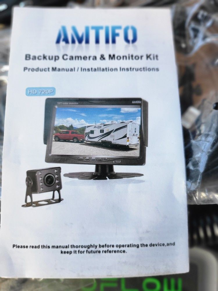 Amtifo Wired Back Up Camera 65ft