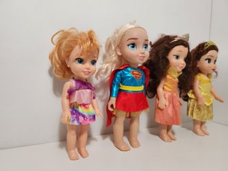 Beauty Disney Princess Belle, Supergirl Toddler, Disney Frozen Anna Dolls