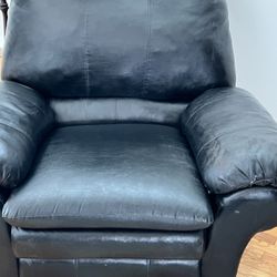 Leather Love Seat $ Recliner