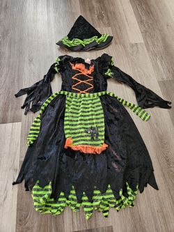 Witch Halloween costume used size 3-4 t