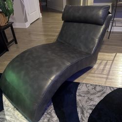 Dark gray chaise  lounge for sale