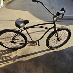 Black Schwinn Beach Cruiser