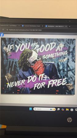 Joker Wall Art Frame Room Decor