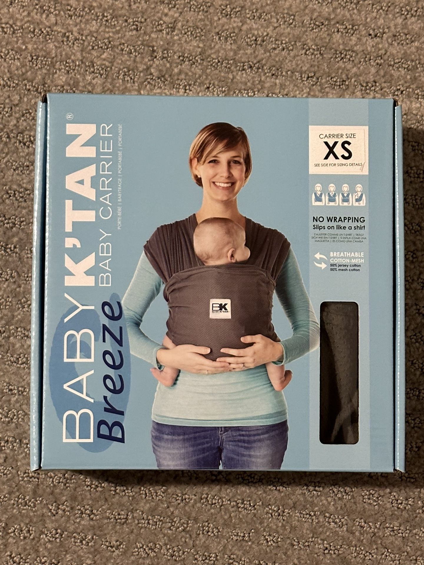 Baby K’tan Breeze Baby Carrier Size XS