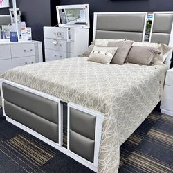 New 4pc bedroom set in box buy now pay later $39 down no credit needed