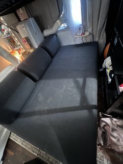 Sofa bed with storage & side table