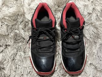 Retro 11 Black And Red Grade School Size 7