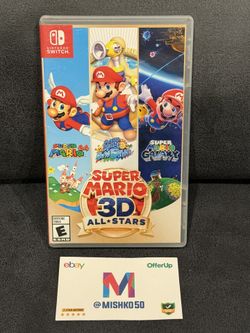Super Mario 3D All-Stars Bowser's Fury 3-D World Nintendo Switch N64 Classic 64 Super Mario Kart 8 Deluxe Smash Bros Ultimate Nintendo Switch Game New
