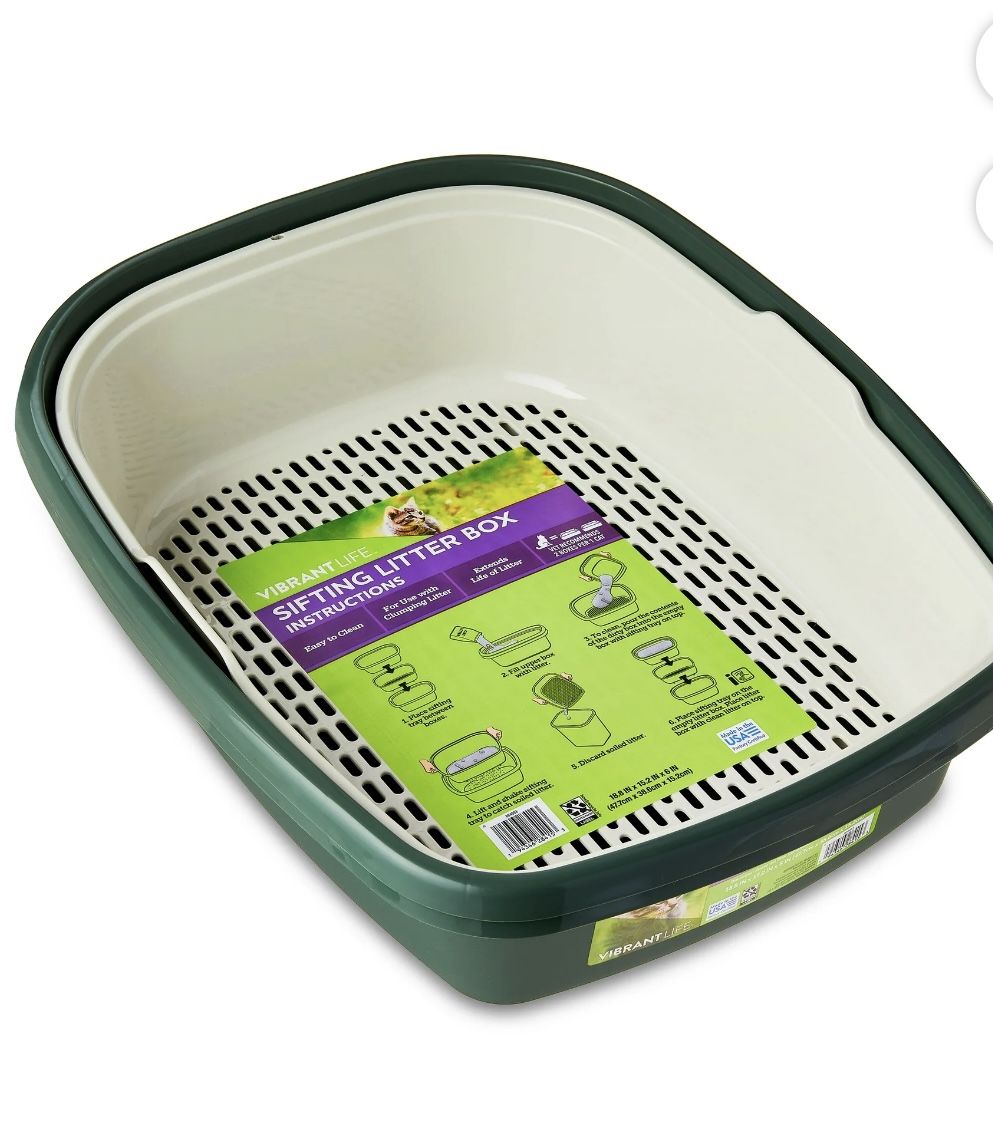 Cat Sifting Litter Box Used But Works As New