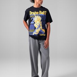 TOEI Animation Dragon Ball Z DBZ Gohan Cell Saga Graphic Short Sleeve T-Shirt XL