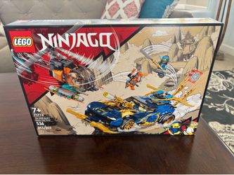 Used Lego Ninjago Jay and Nya’s Race Car EVO set (100% complete)