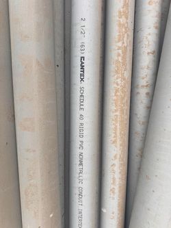 2-1/2 PVC Schedule 40 Pipe