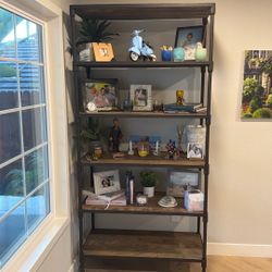 Extra tall Iron And Wood Shelf