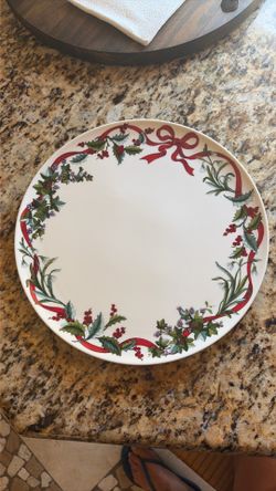 Christmas plate