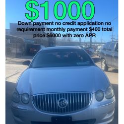 2010 Buick Lacrosses No Credit Application No Requirement