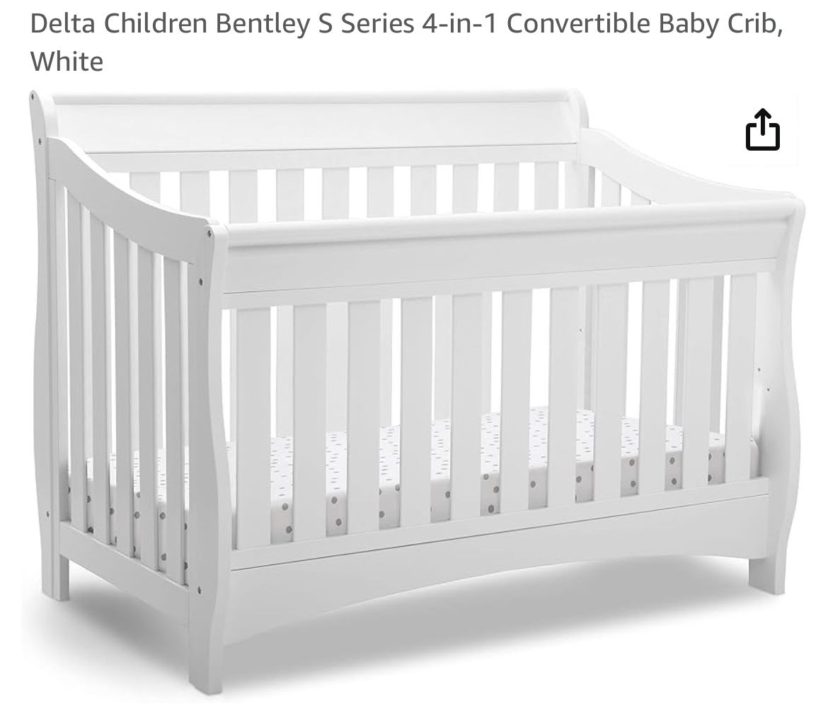 White Delta 4-1 Crib