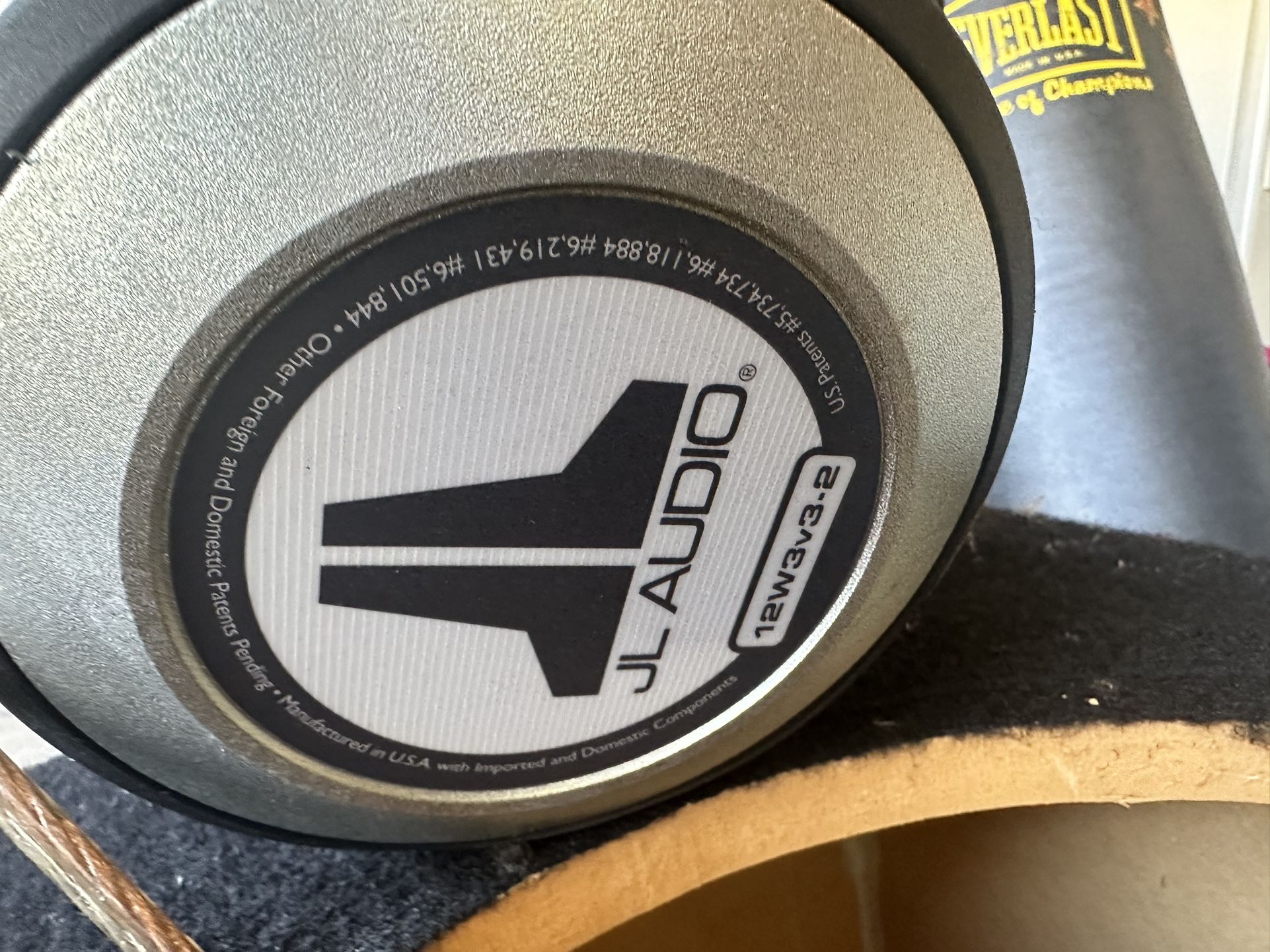 12” JL W3V3 2ohm In Ported Box