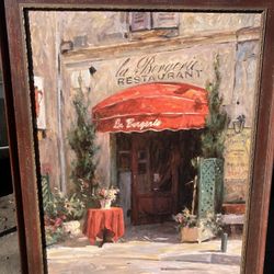 Large Framed Painting 