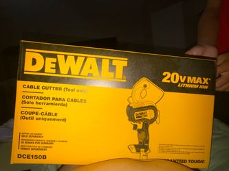 Dewalt cable cutter new in box