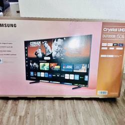 Samsung - 50” Class DU7200 Series Crystal UHD 4K Smart Tizen TV  Brand New In Box