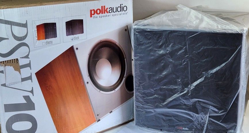 Polk Audio PSW10 10" Powered Subwoofer - Power Port Technology, Up to 100 W 1189