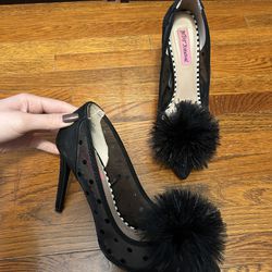 Betsey Johnson Women’s Black Heels Shoes 