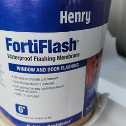 fortiflash window and door flashing 6 inch