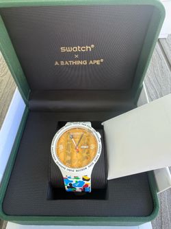 Swatch X Bape collab