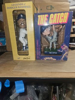 Dodger bobblehead "the catch" & "reggie smith" selling as a package. $160