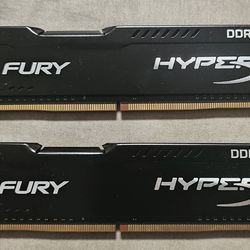Hyper X Fury 16gb RAM x2 8gb