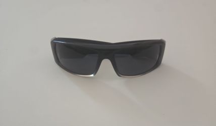 Logan Spy Optic F10 Black Wrap, Clear Bottom Rim Sunglasses, Made In Italy