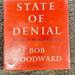 State Of Denial: Bush At War Part III By Bob Woodward Audio CD - New