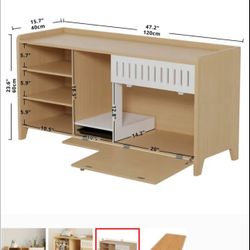 Cat litter box enclosure cabinet