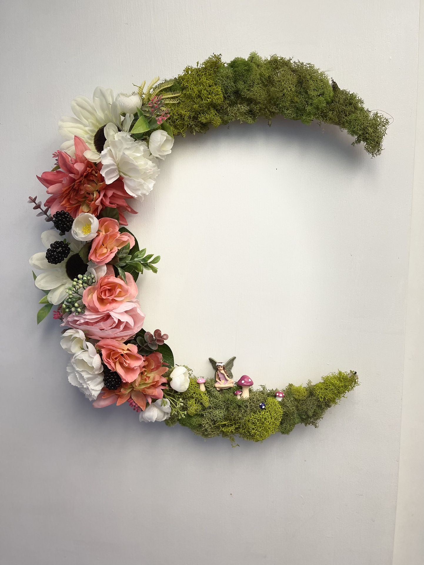 Crescent Moon Fairy Wreath