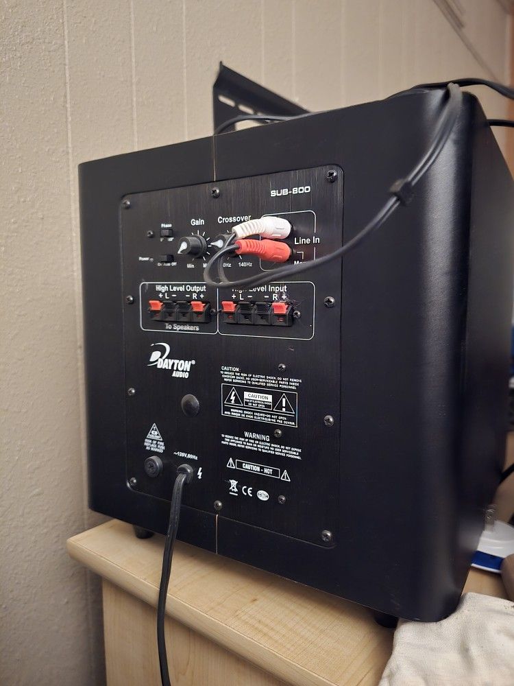 Dayton Audio Sub-800 Subwoofer 