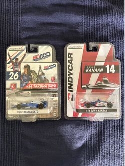 Indi 500 cars including 2017 champ