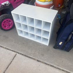 Cube Storage Crafting Shelf/Table 