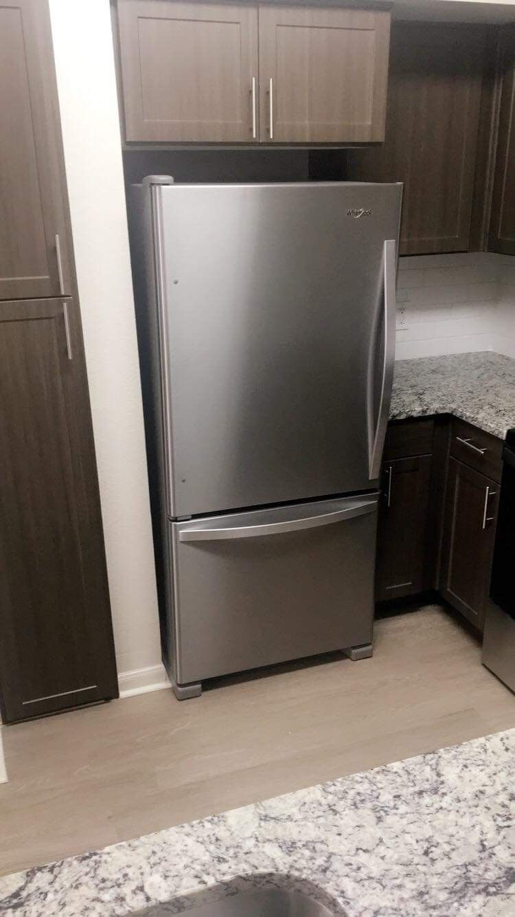 Stainless steel refrigerator brand new