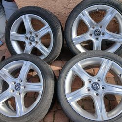 Juego De Rines Para Carros Toyota Camry RAV4 Lexus Yantas Buenas Medida 17