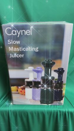 Slow masticating juicer