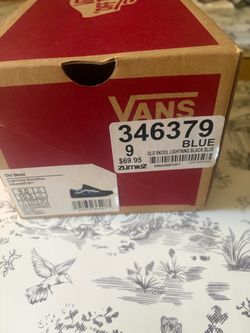 Brand New Vans Old Skool Size 9 Men - Blue Lightning / Black