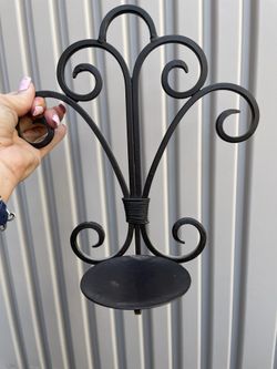 Set of Two Metal Sconces