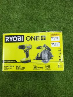 RYOBI 18V 2-Tool Combo Kit