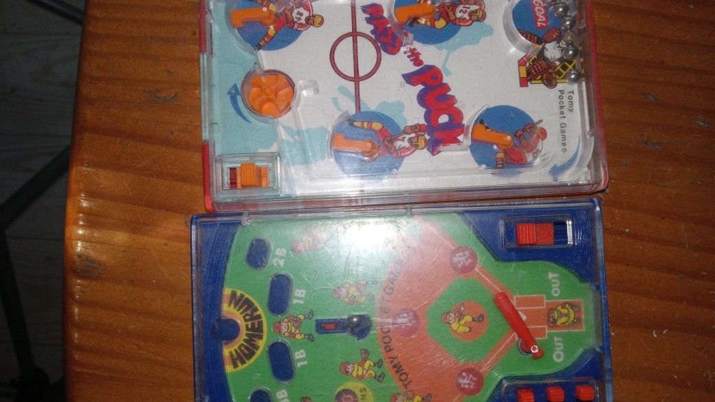 Tomy Vintage Hand Held Games