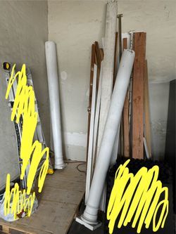 Garage Remodel Leftovers Bundle - Recessed Lights, Fixtures, Wood, Screws & More