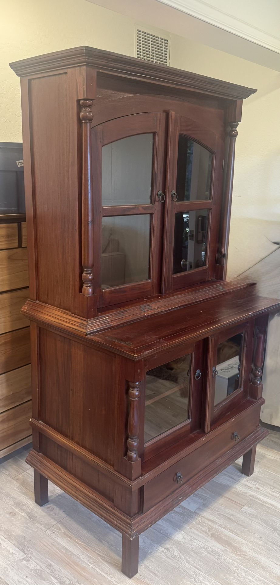 Solid Wood China Cabinet