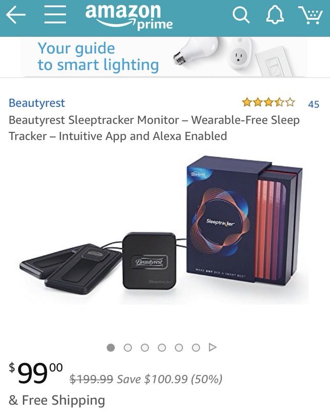 Beautyrest Sleeptracker Monitor